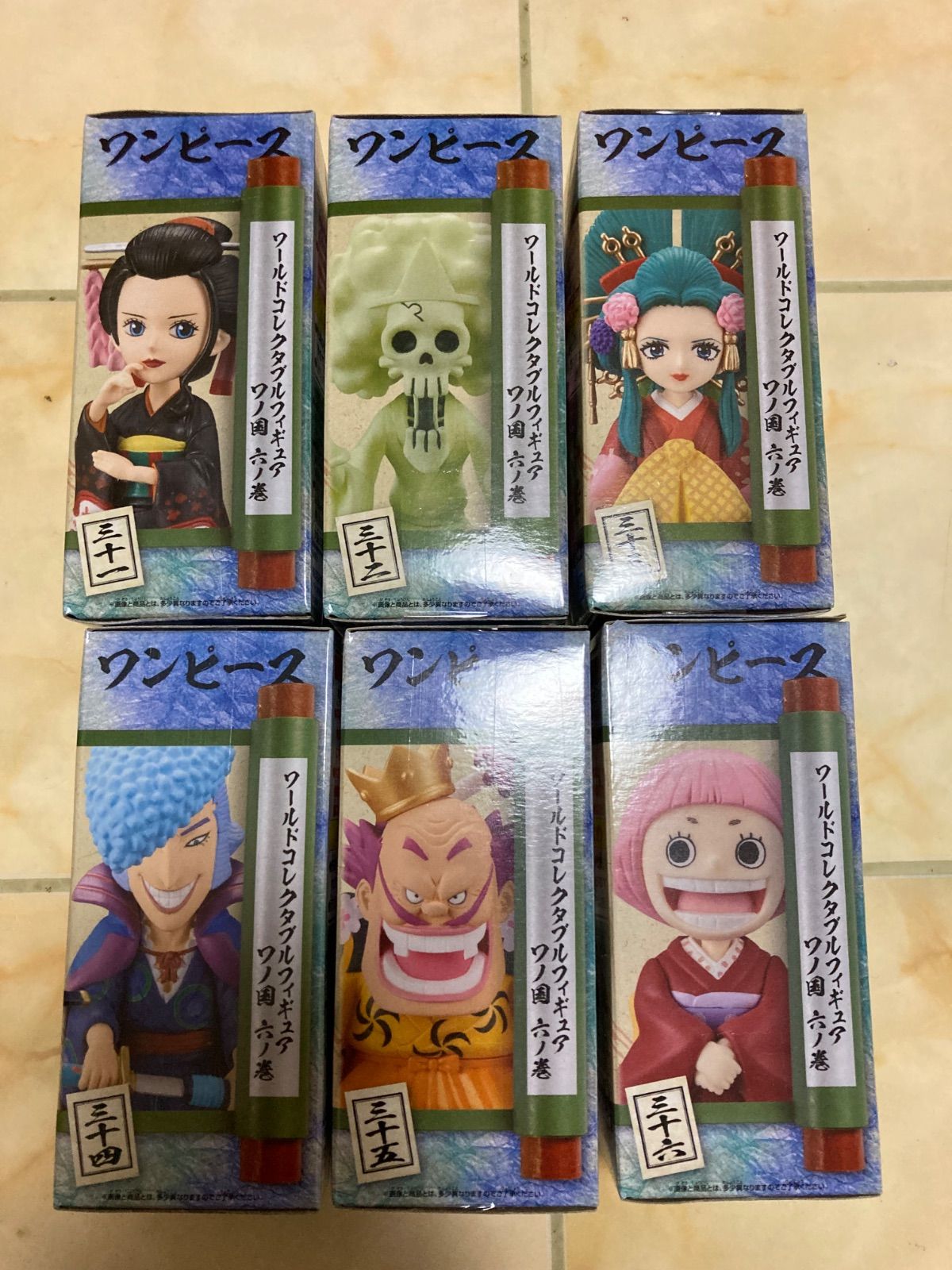 ワンピース コレクタブル ワノ国6 全6種セットワーコレ