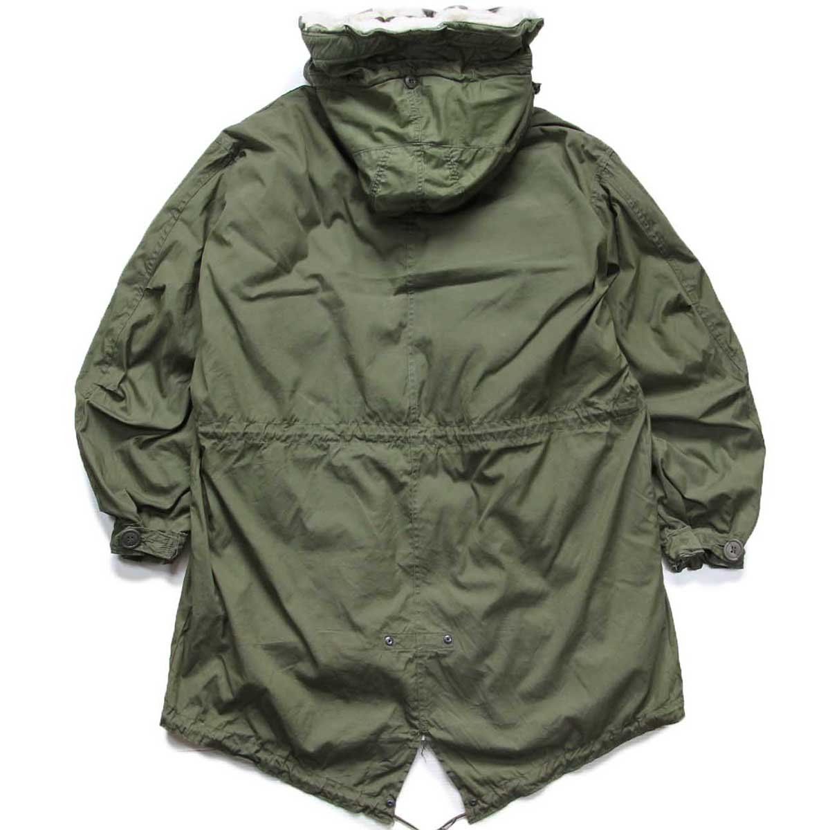 70s 米軍 U.S.ARMY キルティングライナー-フード付き M-65 パーカー M-R A モッズコート フィッシュテール フルセット ビンテージ