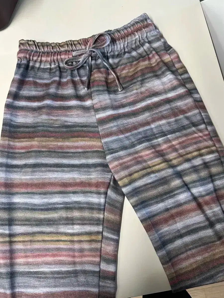 ストライプ ブーツカット ズボン パンツ