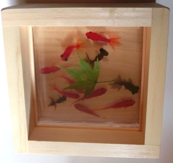 タイムセール 金魚アート 紅葉 もみじ 置物 プリザーブドフラワー グリーン タイムセール 金魚アート 紅葉 もみじ 置物 プリザーブドフラワー