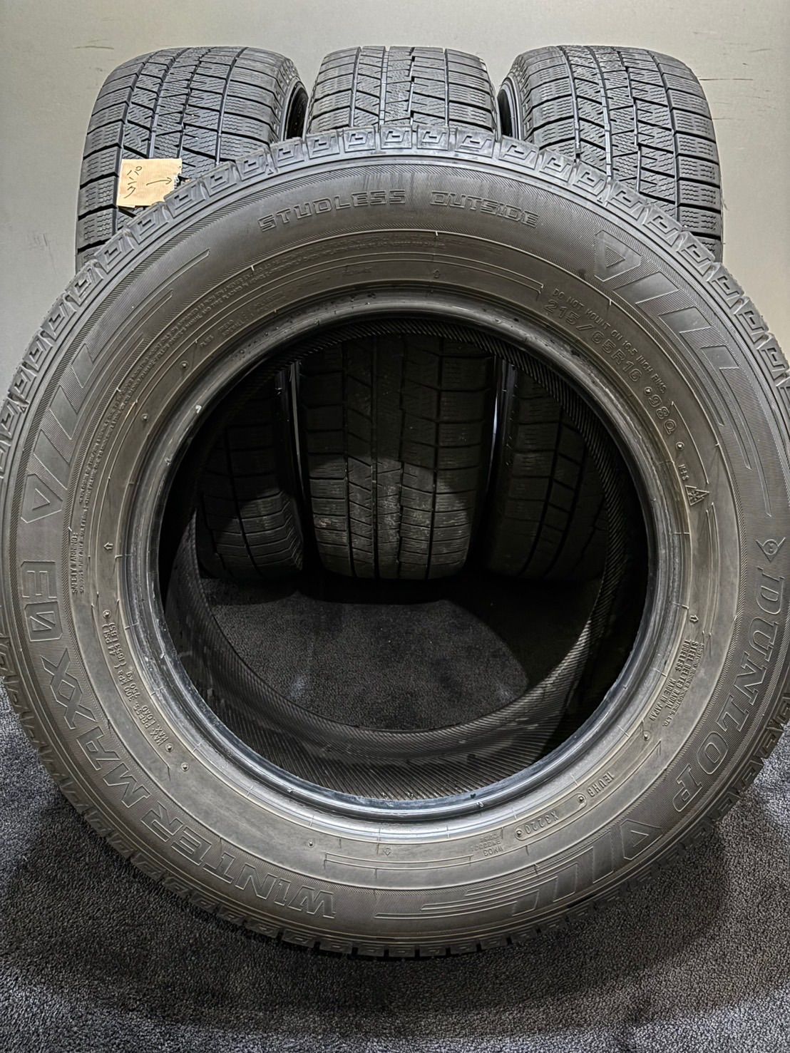  215 65 R 16 DUNLOP WINTER MAXX 03 20年製 スタッドレス 4本 ダンロップ ウィンターマックス アルファード ヴェルアイア 2 K 714 16インチ スタッドレス