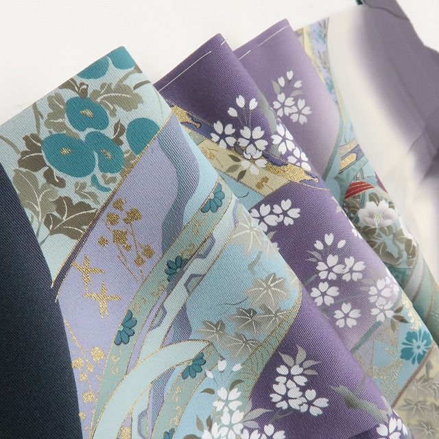  六花 RIKKA 正絹 訪問着 手縫い仕立て 着物 A 3952 訪問着 付け下げ 着物