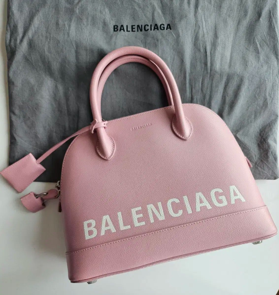 バレンシアガ ビルトップ いちごミルクピンク トート クロスバック