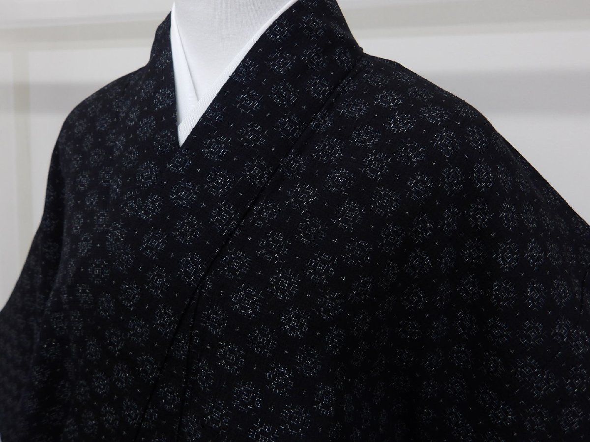 本場結城紬　大丸誂　ほぼ未使用 本場結城紬 大丸誂 ほぼ未使用