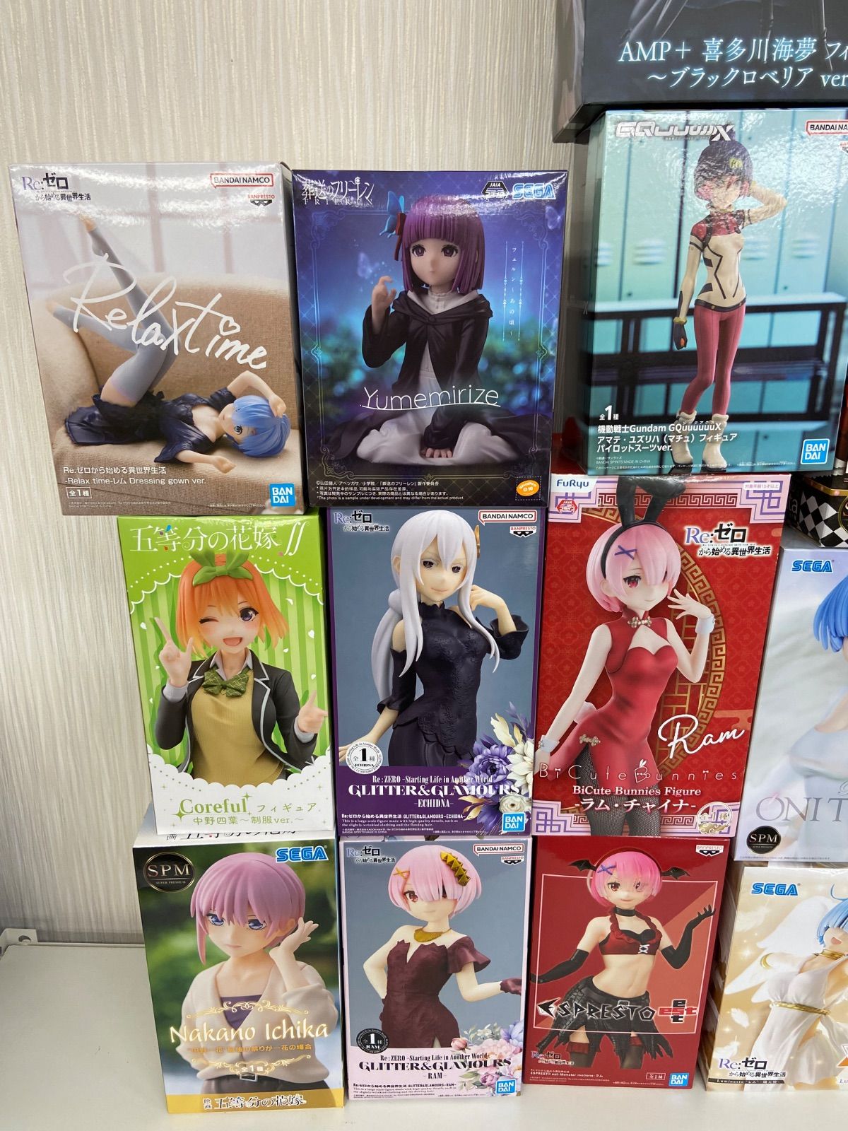 新品未開封　美少女系　プライズ　フィギュア　46個　まとめ売り 未開封 美少女 フィギュア まとめ 計16点 Re:ゼロから始める異世界生活