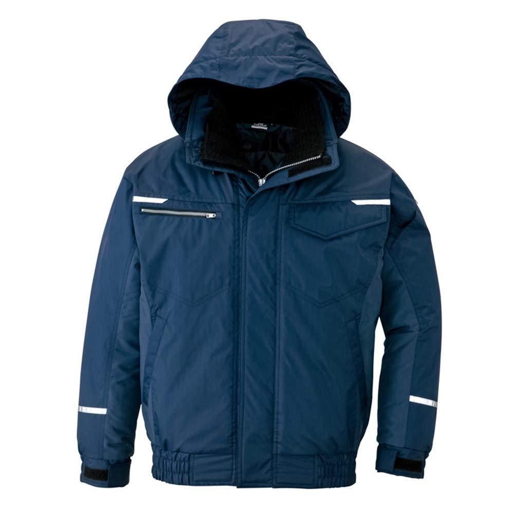 2営業日で発送 アイトス 制電防寒ブルゾン ネイビー AZ9366008LL 1392