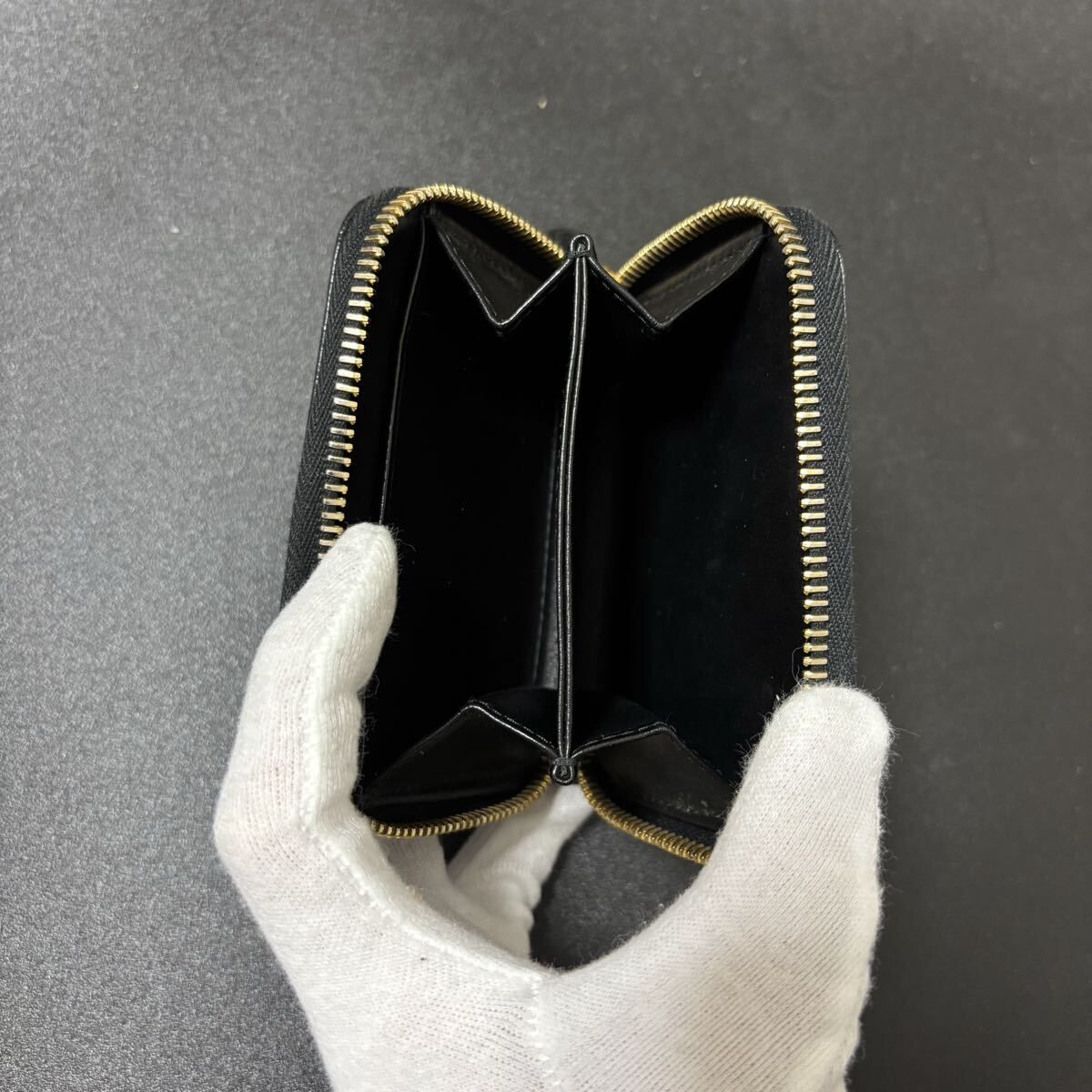 r34 プラダ ケース ブラック　小銭入れ　財布 r34 PRADA プラダ ブラック 黒 サフィアーノ レザー 短 財布 コイン