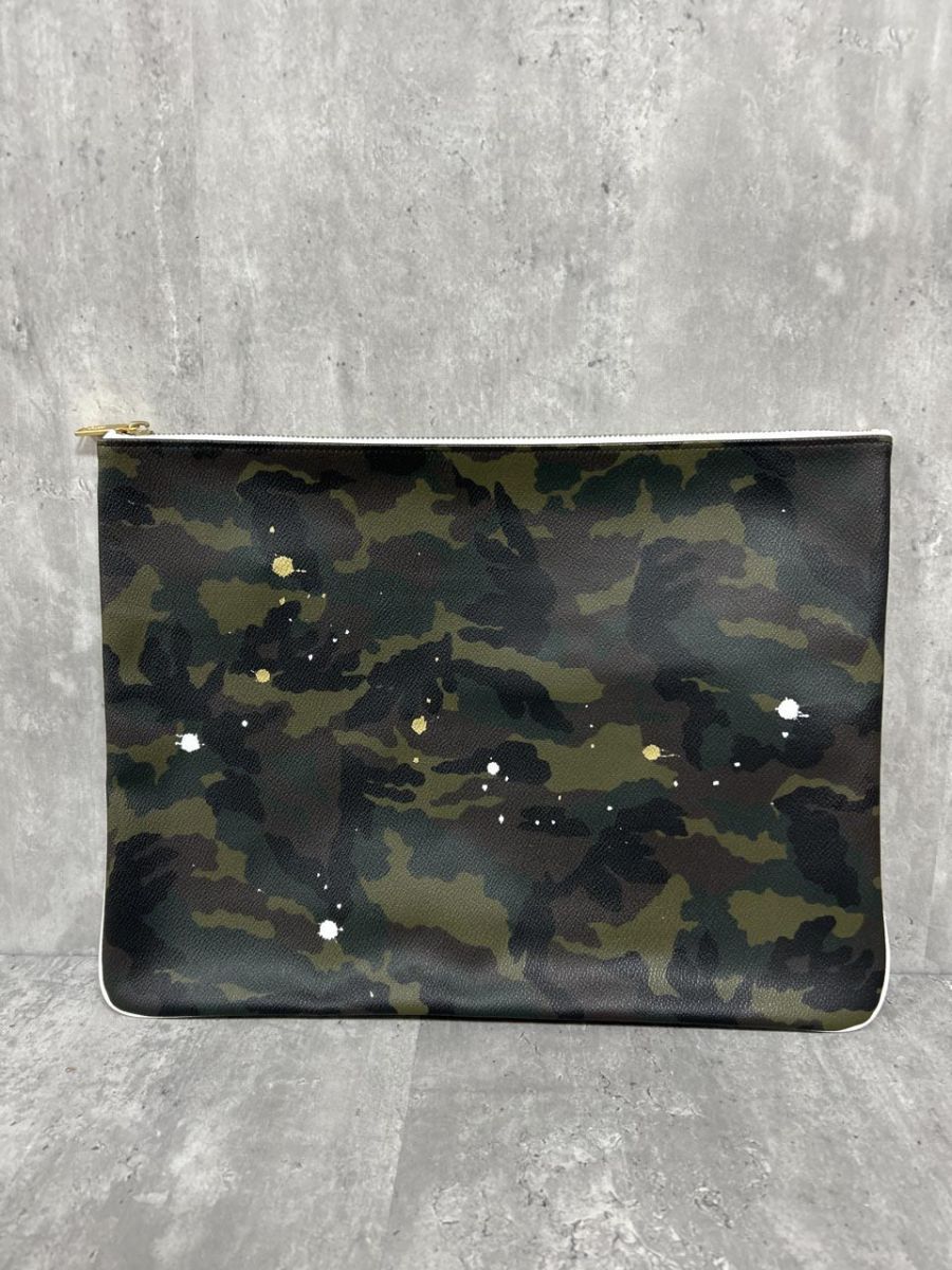 GENTIL BANDIT カモフラ クラッチ バッグ sizeF 緑 メンズ