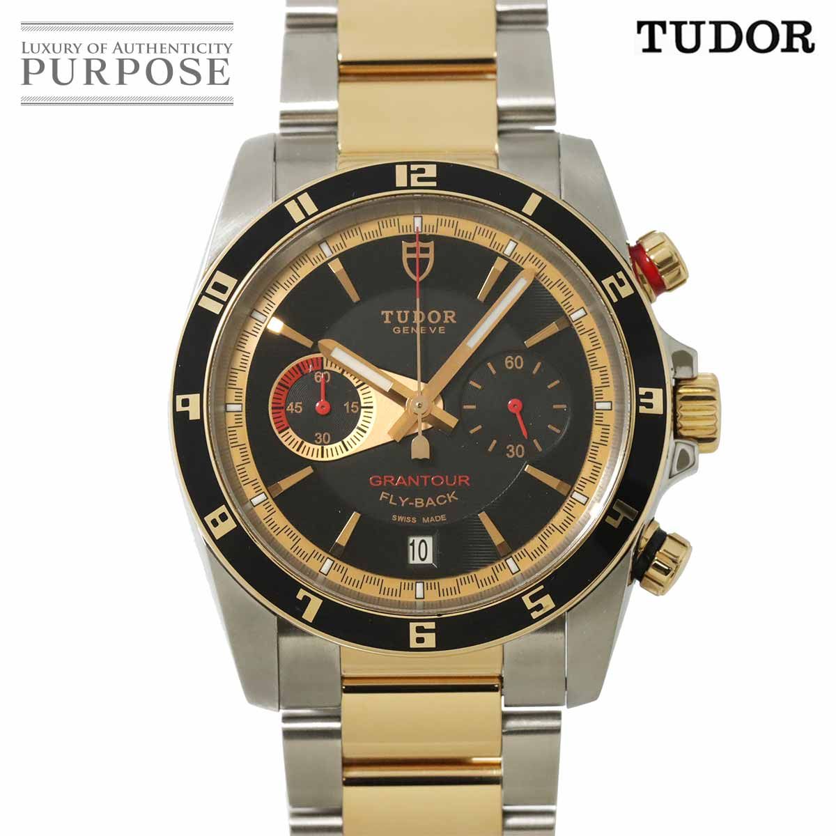 メンズ チューダー チュードル TUDOR グランツアークロノ フライバック 