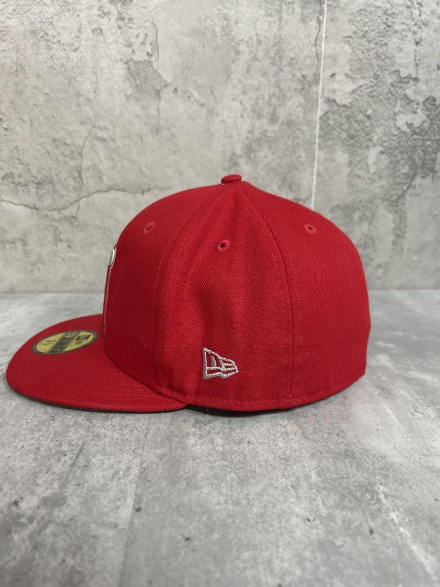 New Era ニューエラ エンゼルス ベースボール キャップ sizeF/赤