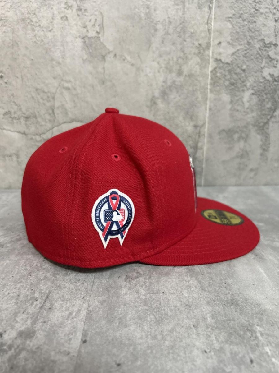 New Era ニューエラ エンゼルス ベースボール キャップ sizeF/赤