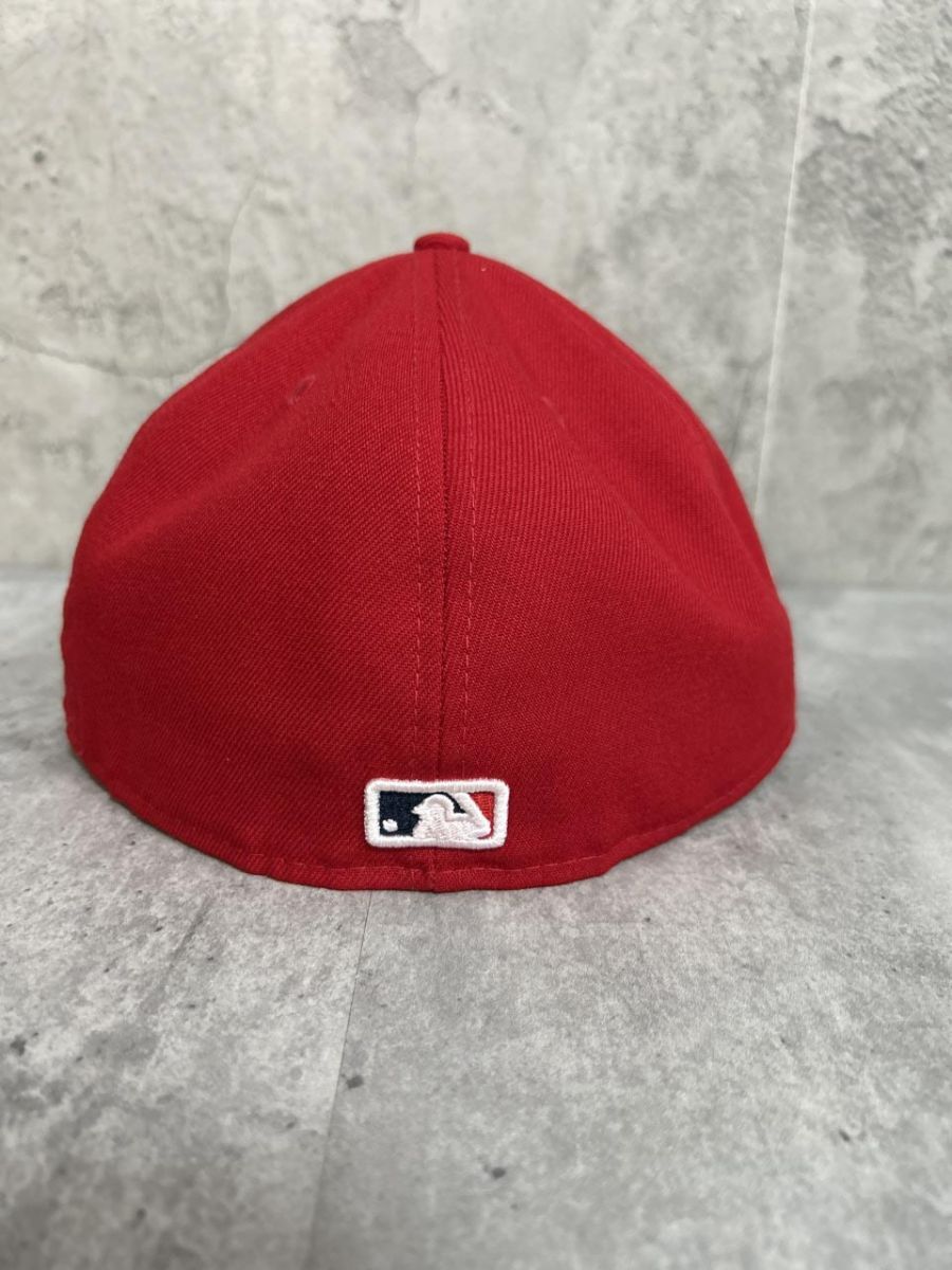 New Era ニューエラ エンゼルス ベースボール キャップ sizeF/赤