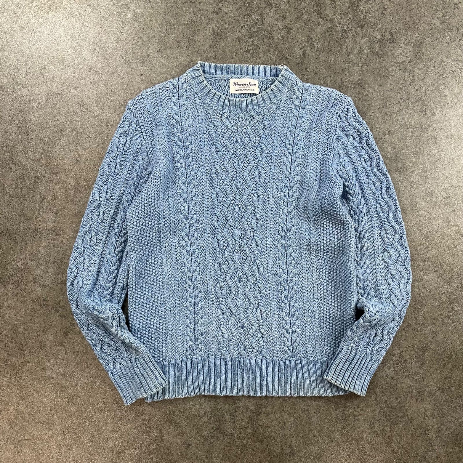 Warren Scott AMERICAN RAG CIE Cable Sweater Knit ウォーレン 