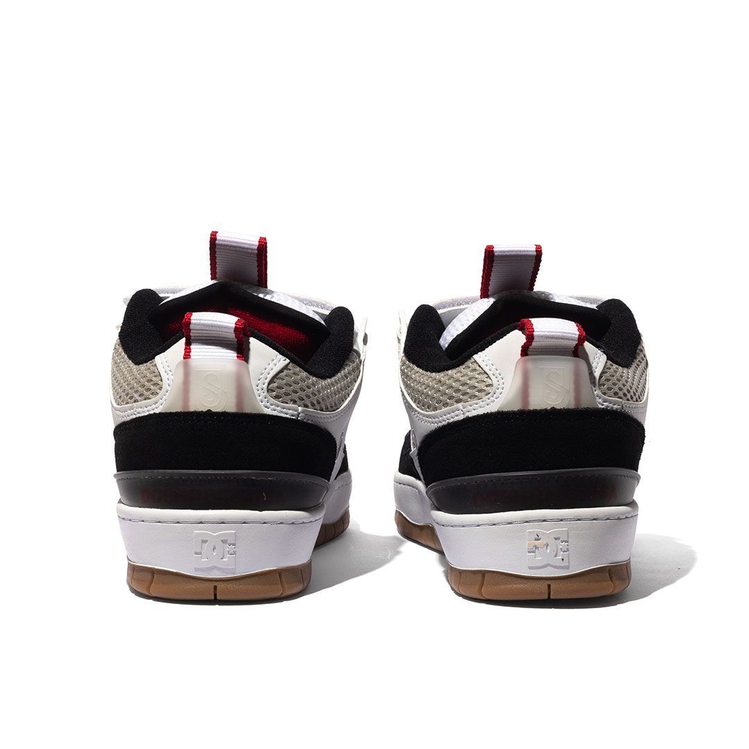 DC SHOES JS1 BLACK/WHITE/RED スケートボード スケボー シューズ