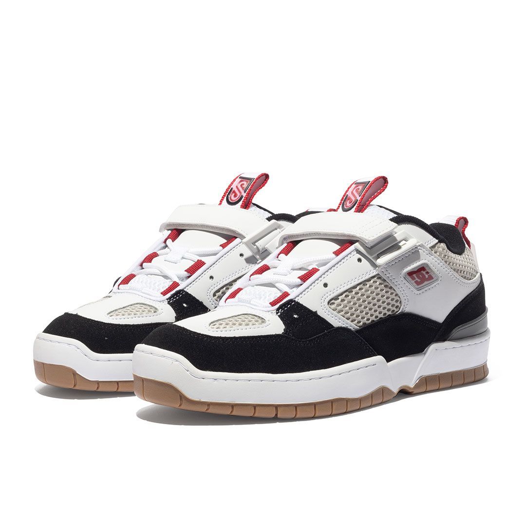 スケートボード DC SHOES x JOHN SHANAHAN JS1 DC SHOES JS1 BLACK/WHITE/RED スケートボード スケボー シューズ