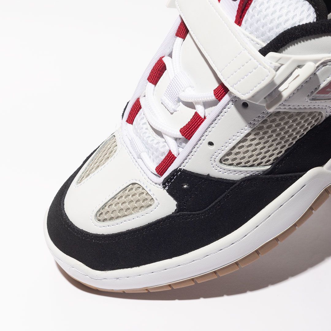 DC SHOES JS1 BLACK/WHITE/RED スケートボード スケボー シューズ