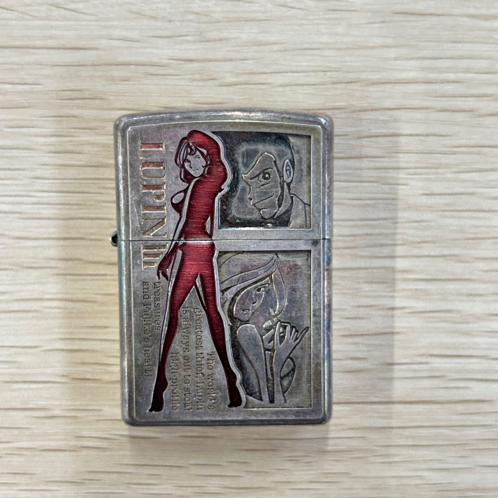 ルパン三世ジッポライターTwinFrame No 1 ルパン＆不ニ子