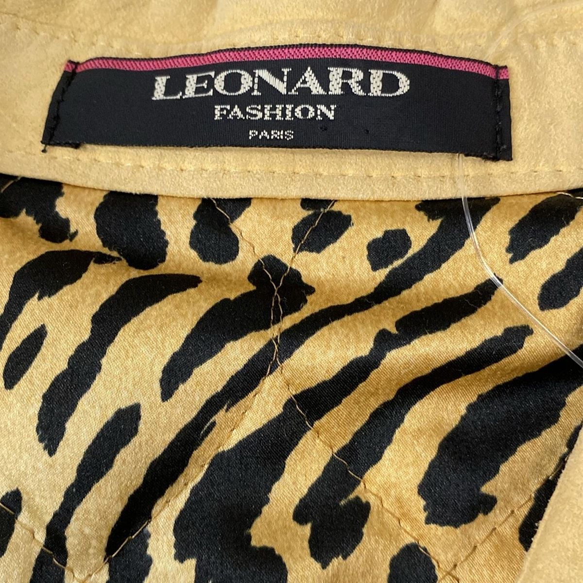 ☆超美品☆LEONARD レオナール ジャケット ベージュ 9AR LEONARD(レオナール) ジャケット サイズ13R レディース - ベージュ