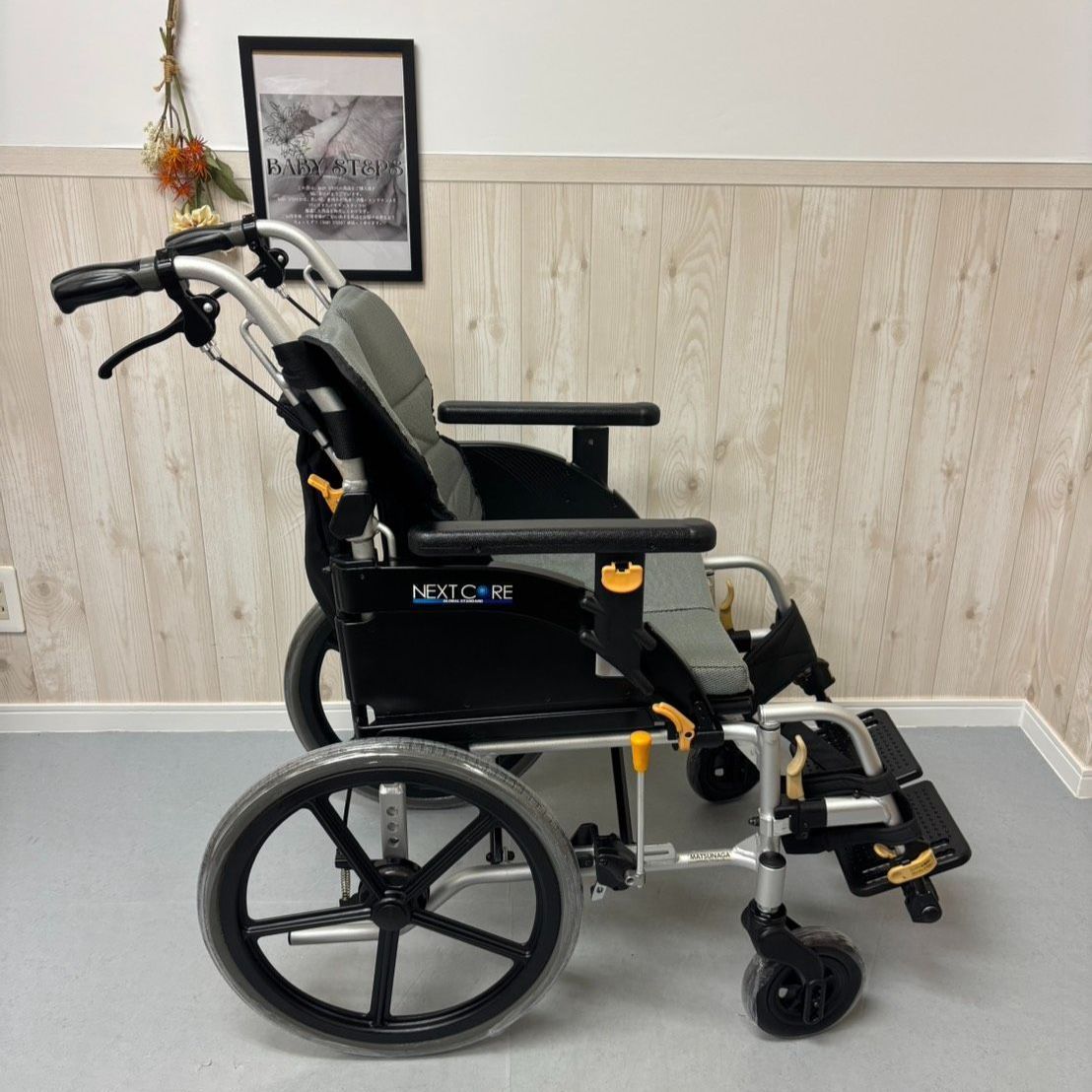 松永製作所 介助式 多機能 車椅子 NEXT-61b アジャスト NEXT-61B 松永製作所 ネクストコアシリーズ アジャスト 介助式車椅子