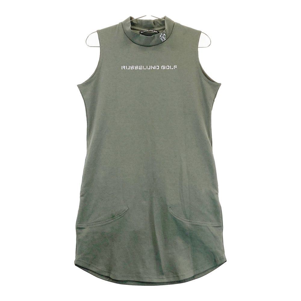サイズ 1 ラッセルノ モデル ノースリーブワンピース カーキ系 ゴルフウェア レディース ストスト