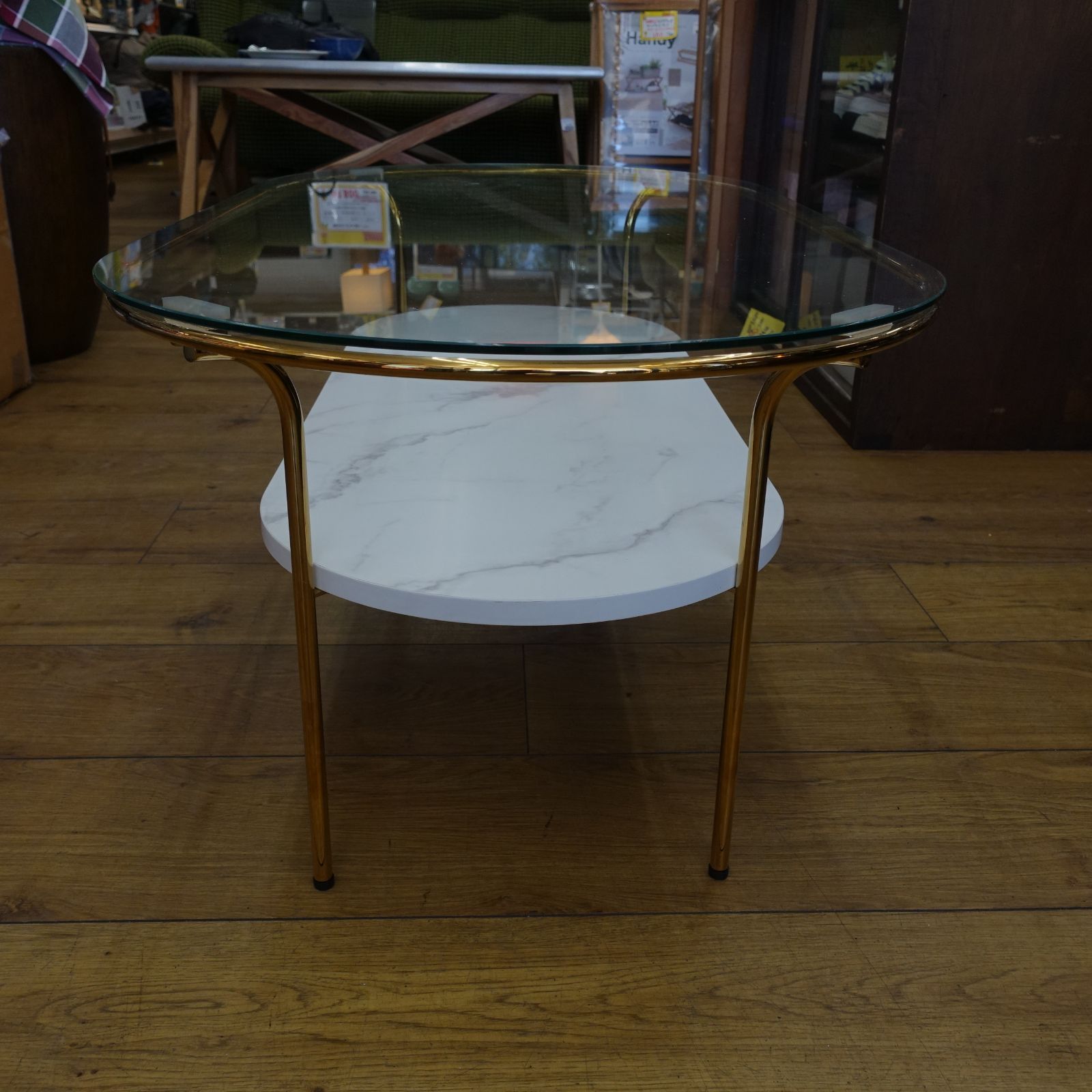 Francfranc フランフラン レガート コーヒーテーブル L ゴールド