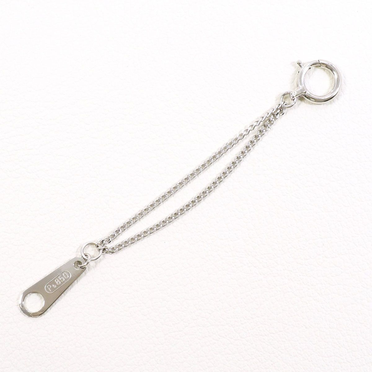 PT850 プラチナ アジャスター 総重量約0.6g 約4.5cm レディース
