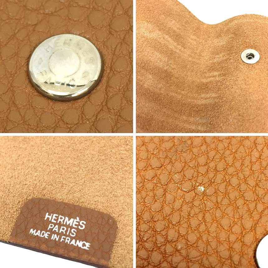 HERMES エルメス ユリスPM ヴォー トゴ 手帳カバー ノートカバー キャメルブラウン aq11702 WWW_OPDRERGINERDOGAN_COM