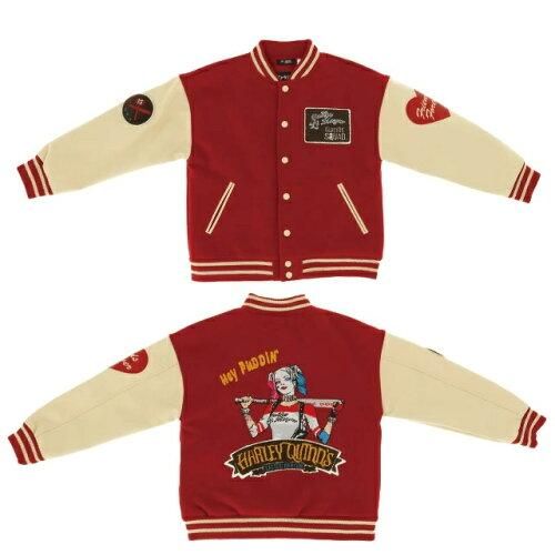 5営業日で発送 丸眞 DC モンスターガール スタジャン 3L アウター レディース メンズ キャラジャン 4105099200