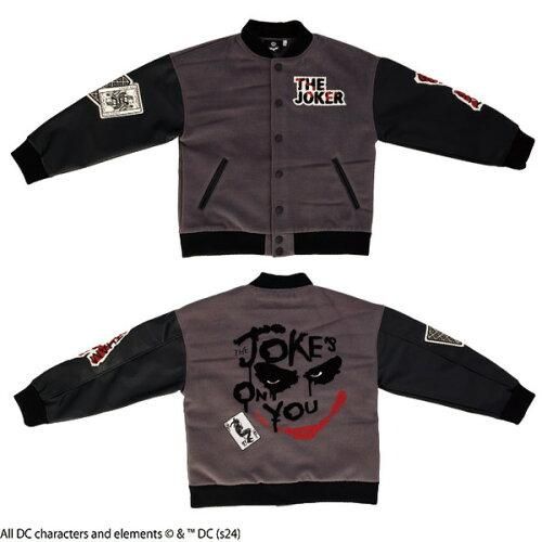 5営業日で発送 丸眞 DC ジョーカー ダークナイト ジョーカー スタジャン 3L アウター レディース メンズ キャラジャン 4105099100