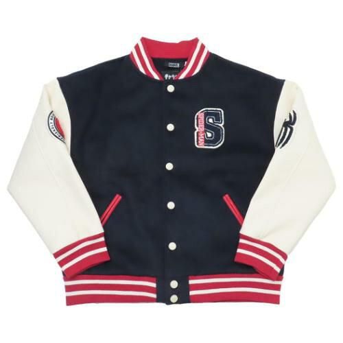 5営業日で発送 丸眞 Marvel マーベル スパイダーマン グレートパワー スタジャン L アウター メンズ 2505045700