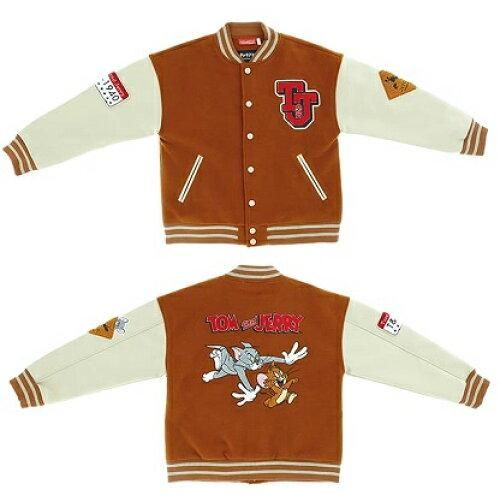 5営業日で発送 丸眞 トムとジェリー キャッチアンドラン スタジャン L アウター メンズ 4105094100