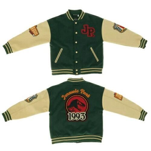 5営業日で発送 丸眞 ジュラシックワールド ジュラシックグリーン スタジャン L アウター メンズ 4985014900