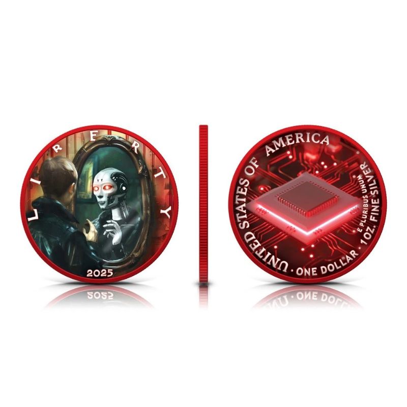 純銀　2025 アメリカ　リバティ 2025年 (新品) アメリカ「イーグル・ウオーキング リバティ」純銀 1