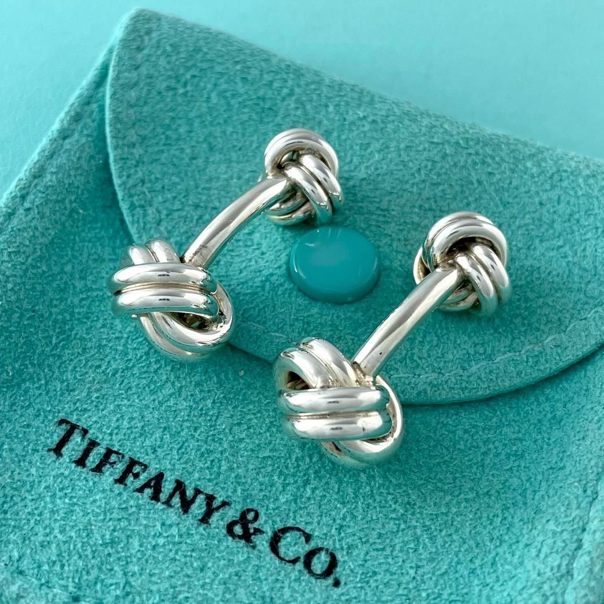 オールドティファニー ツイスト ノット カフス 925 VM4f - メルカリ