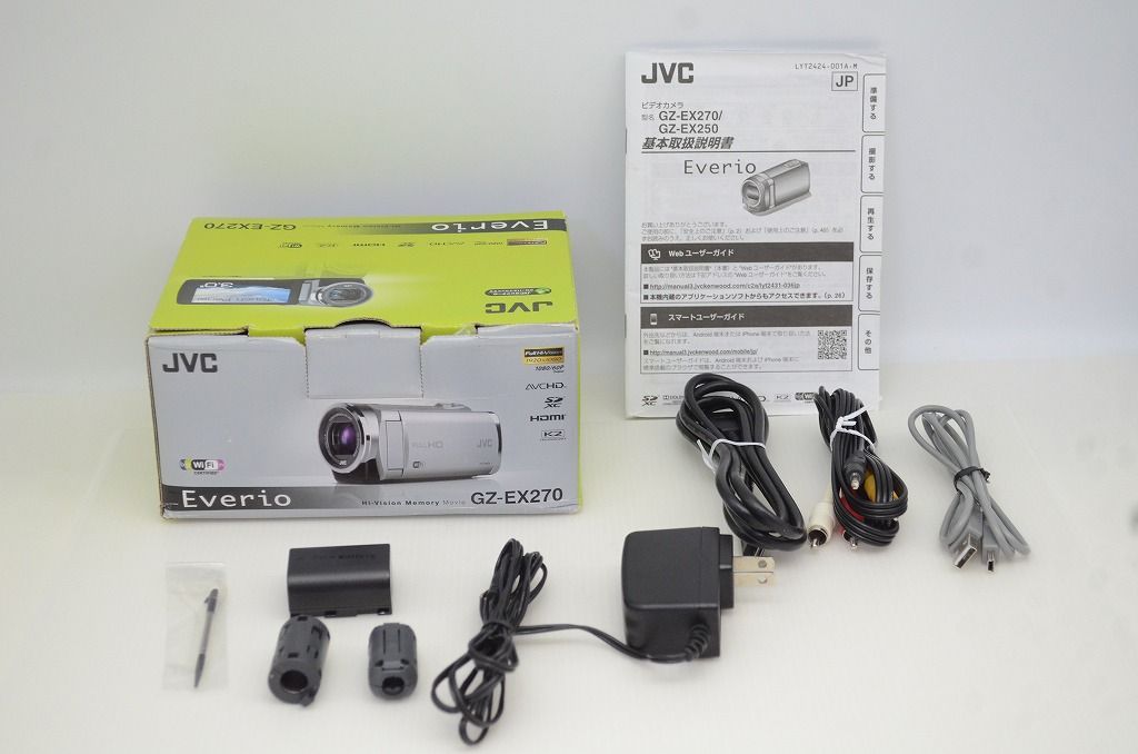 JVC GZ-EX270-S ビデオカメラ フルセット 極美品 a3292 JVC GZ-EX270-S ビデオカメラ フルセット 極美品 a3292