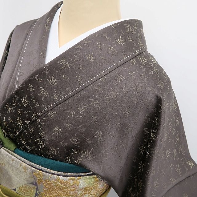 新品 単衣 二代目一竹 一竹の辻ヶ花 落款 着物 仕付け糸付 色無地 5990 ❁tomihisa❁新品 二代目一竹 落款 着物“一竹の辻ヶ花…花のなかりせば