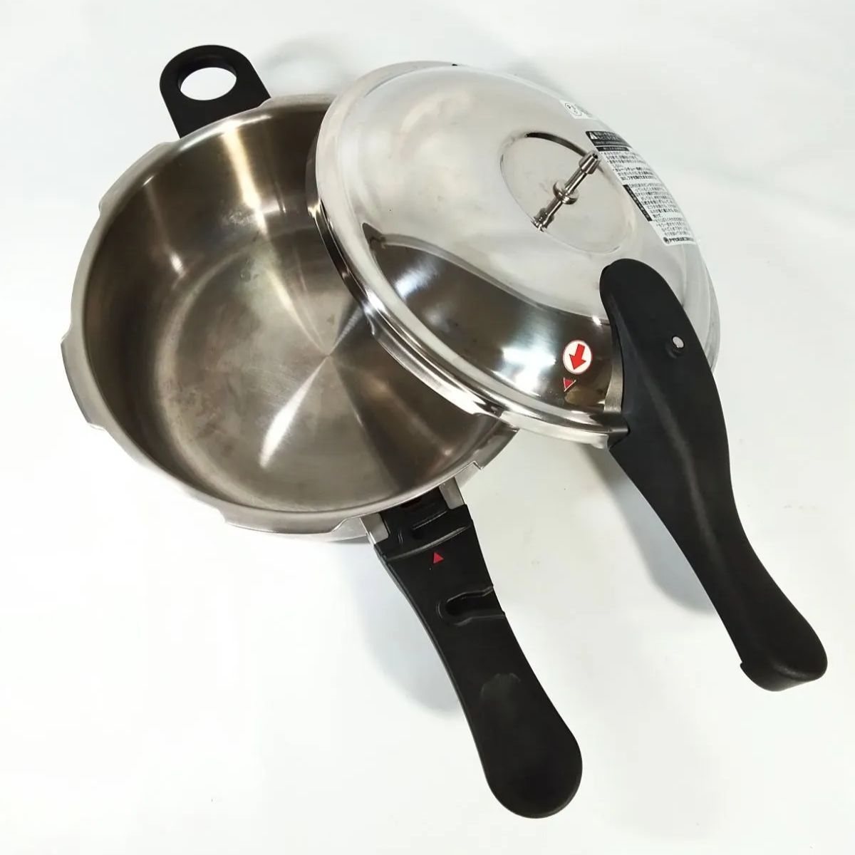 アサヒ軽金属 ゼロ活力なべ 3L 取扱説明書兼用お料理BOOK1冊付き おもり2個付き IH対応 NO 01045