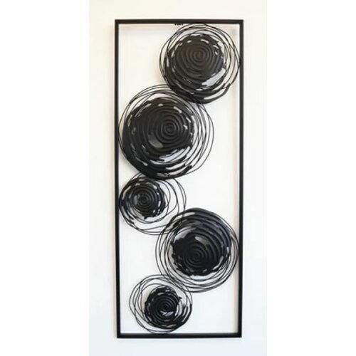 5営業日で発送 インテリア雑貨 壁飾り ウォールアート ブラックサークル 2105TSF004 1974199