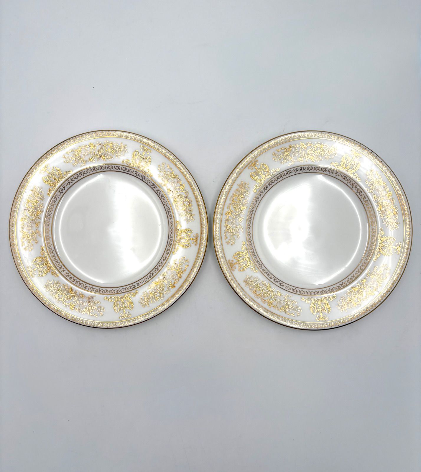 WEDGWOOD ウェッジウッド コロンビア ゴールド 17.5cm プレート 2枚セット