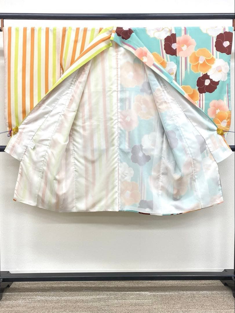 二尺袖 ポリエステル着物