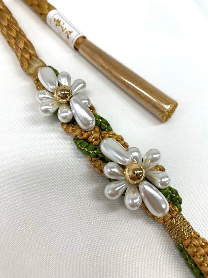 振袖用帯締め 飾り付き