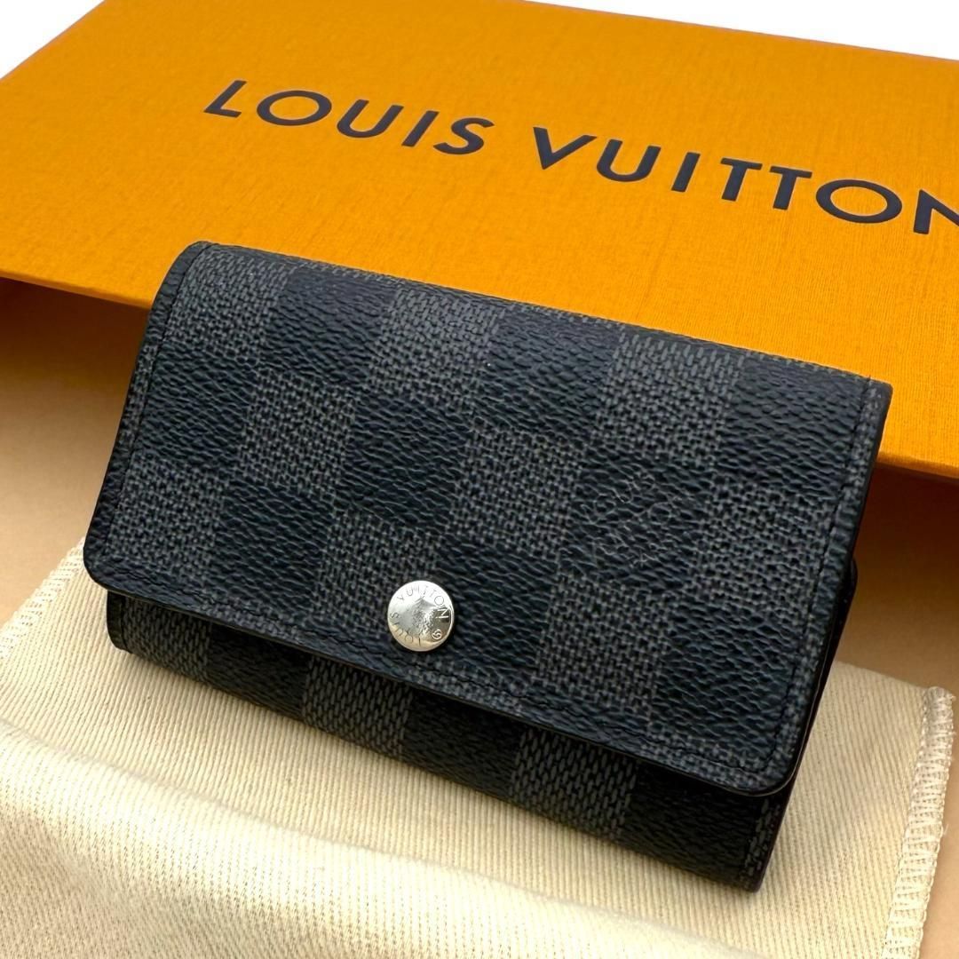 ルイヴィトン キーケース ダミエグラフィット ミュルティクレ6