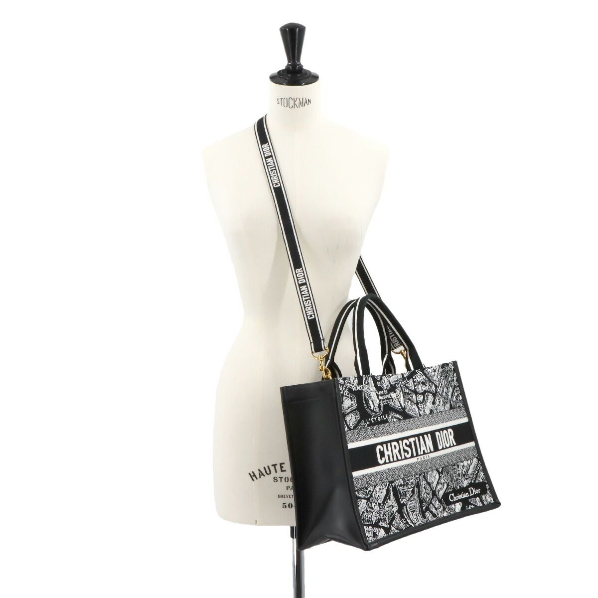 未使用 展示品 クリスチャン ディオール Christian Dior ブック トート