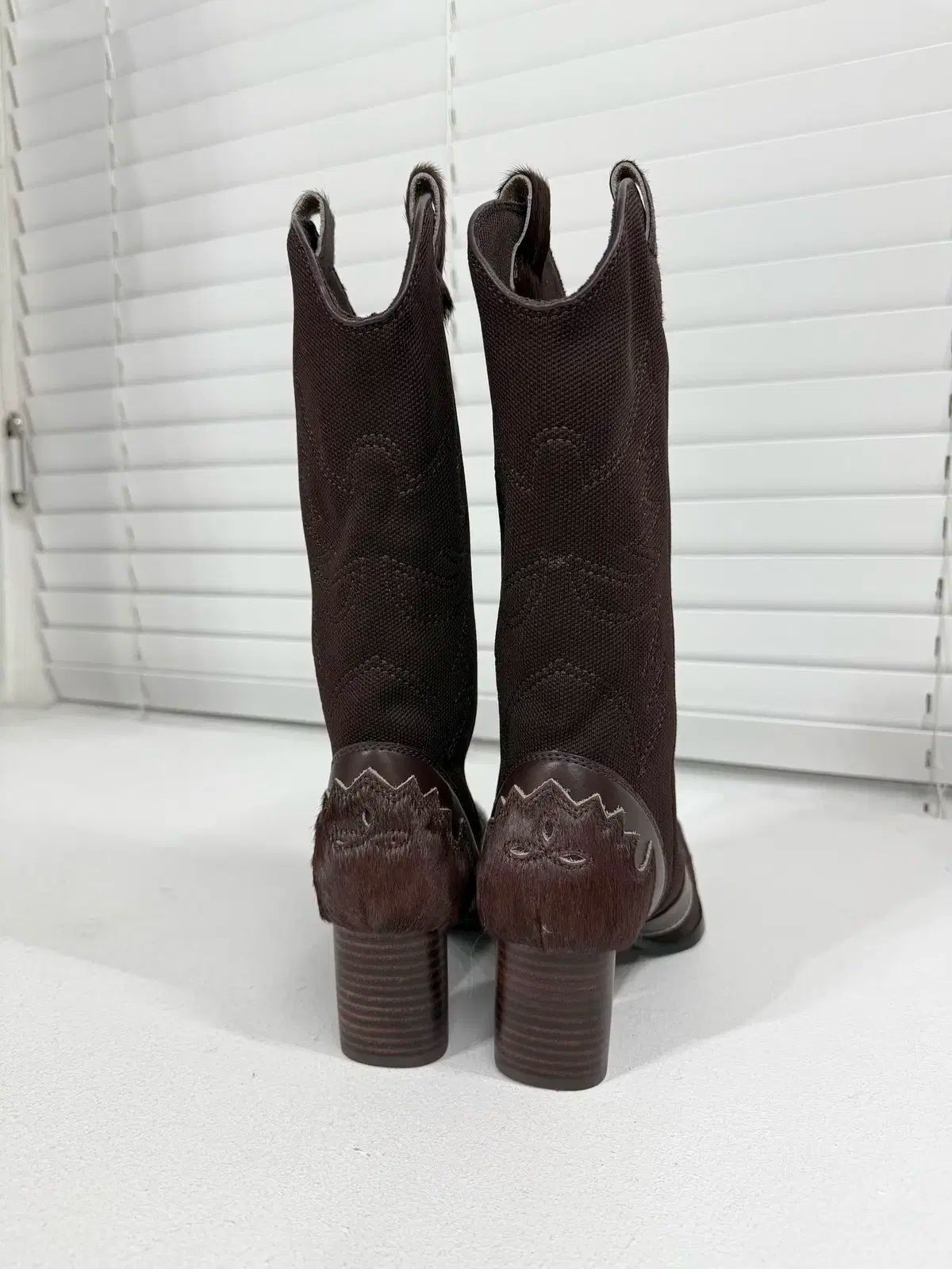  anne coquine カーフレザー ウェスタン ブーツ その他 ブーツ