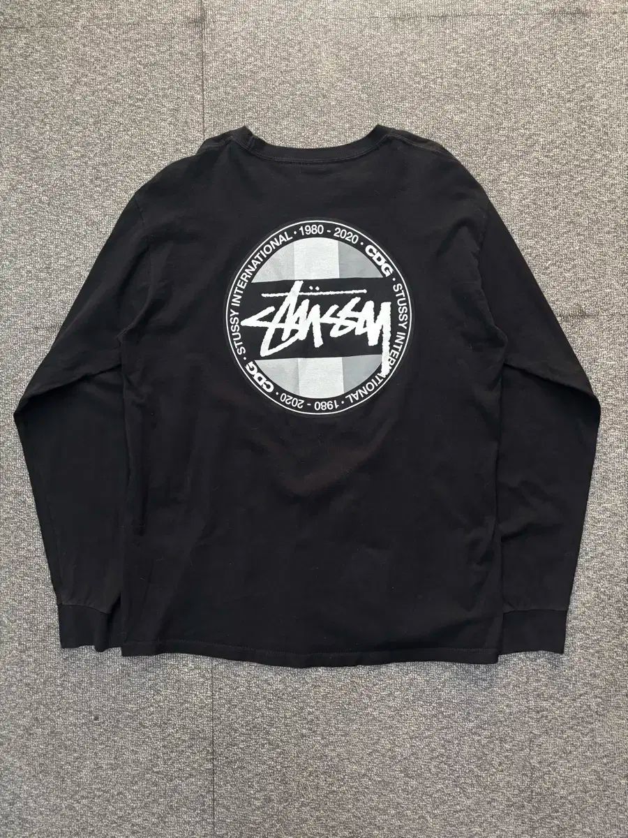 STUSSY x CDG ロングスリーブ
