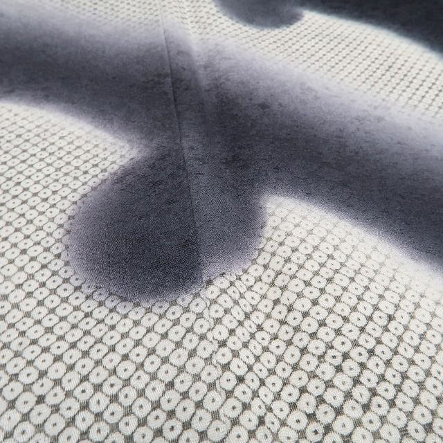 雪輪に標す大人色の景色 正絹