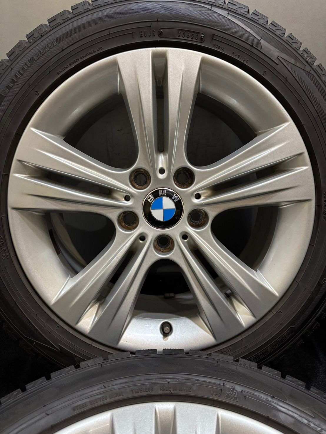 225 50 R 17 DUNLOP WINTER MAXX WM 02 20年製 BMW F 30 3シリーズ 17インチ 7 5 J 37 120 H スタッドレス 4本 南2 K 716