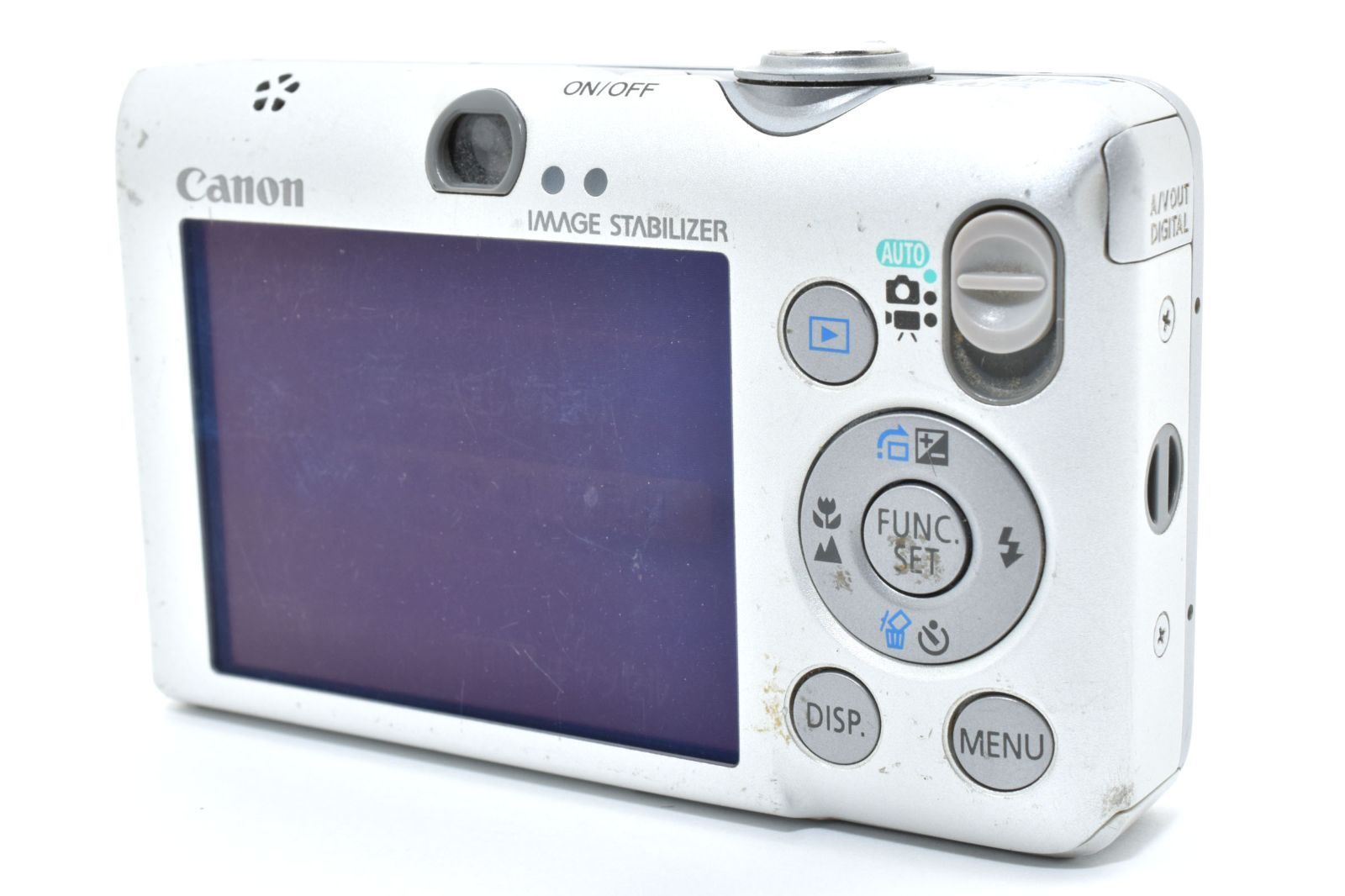 良品 Canon Ixy Digital 110IS シルバー オンライン バッテリー2個