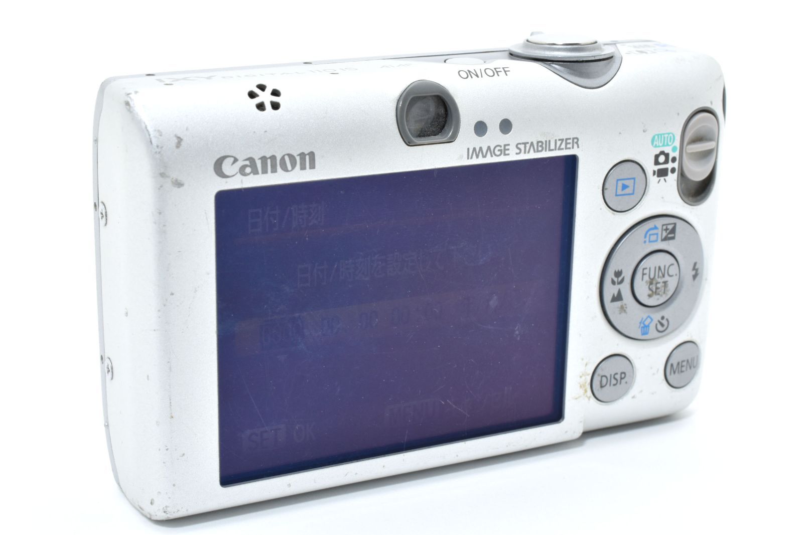 良品 Canon Ixy Digital 110IS シルバー オンライン バッテリー2個