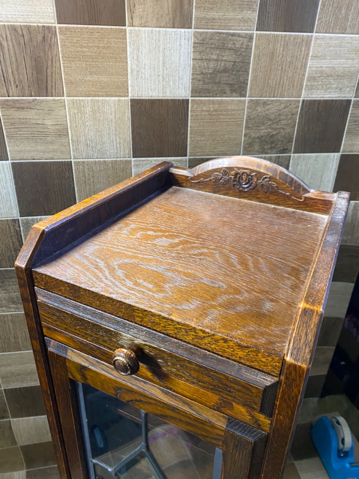 三越家具 スリム棚 ブルージュ カントリーハウス キャビネット 木製